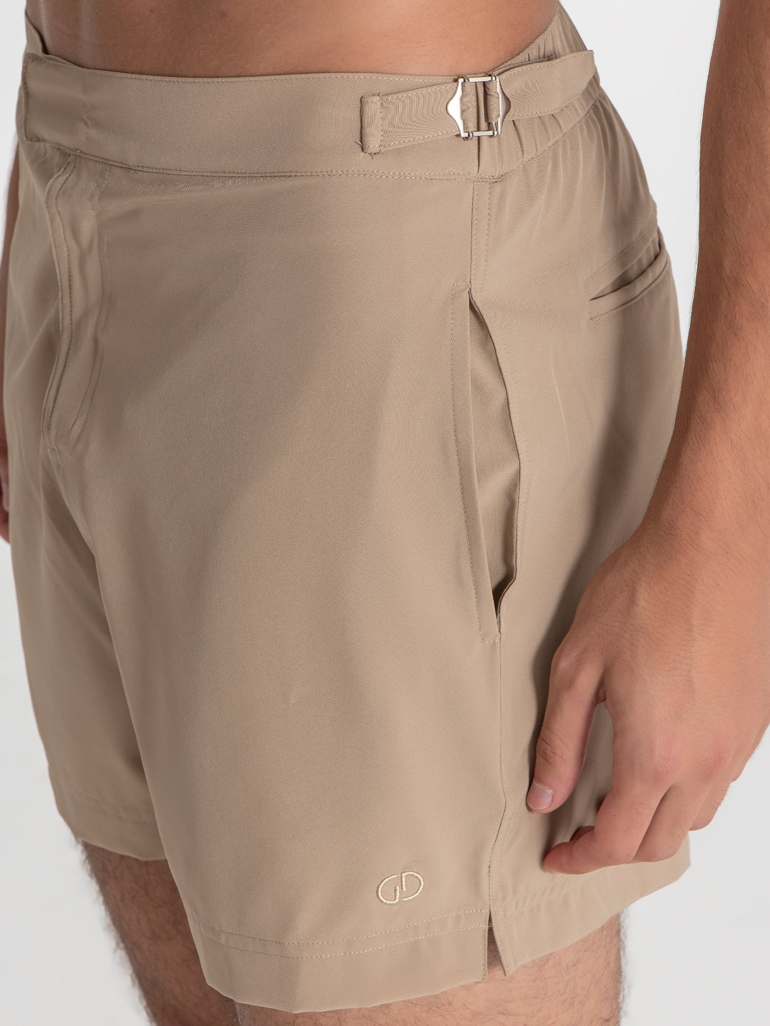 Taupe Lock Swimshorts