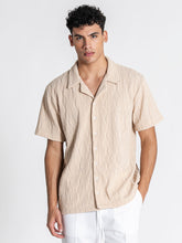 shirts / Beige Diamond Shirt