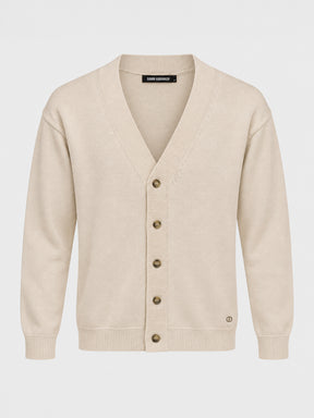 jackets / Beige Essential Knit Cardigan