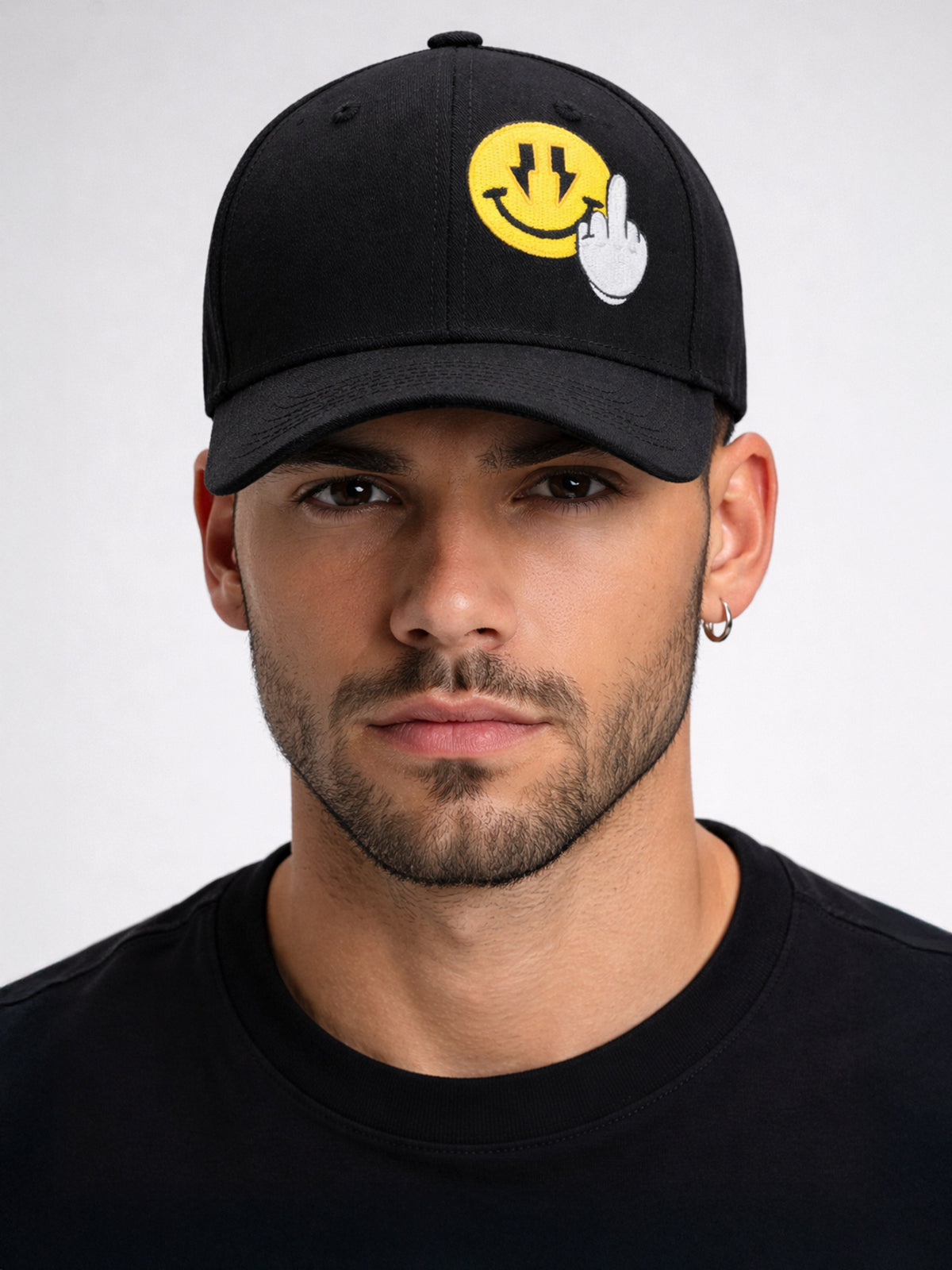 caps / Black Smiley Cap