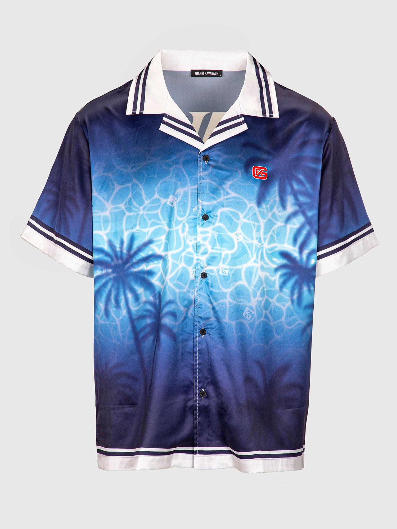 Blue Pool Satin Shirt