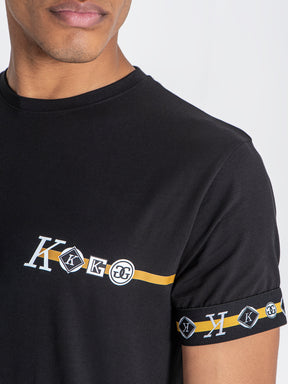 t-shirts / Black Trail Elastic Tee