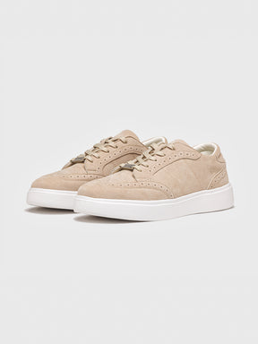 sneakers / Beige Dots Sneakers