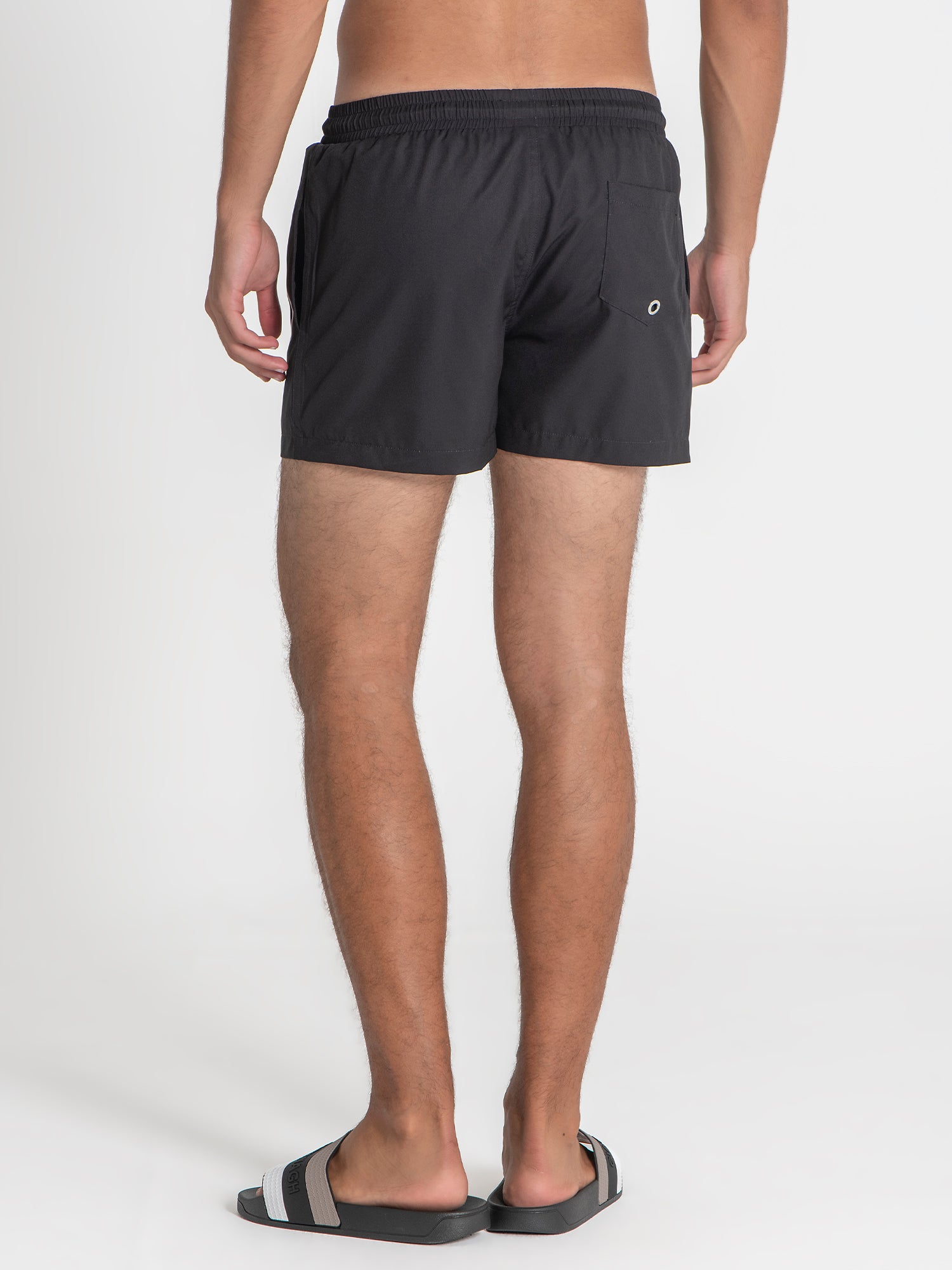 swimshorts / Black Wide Swimshorts