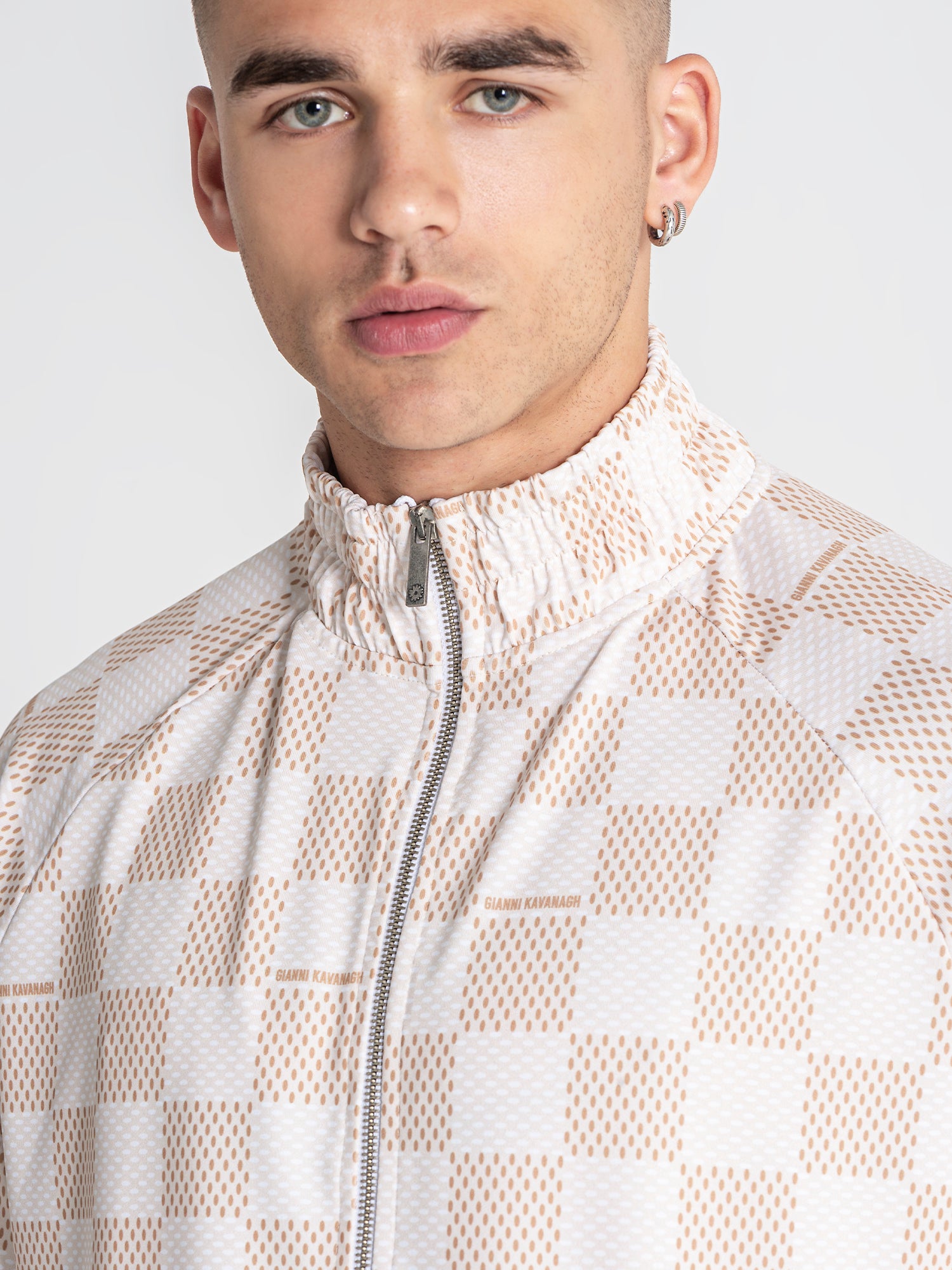 zip jackets / Beige Piazza Jacket