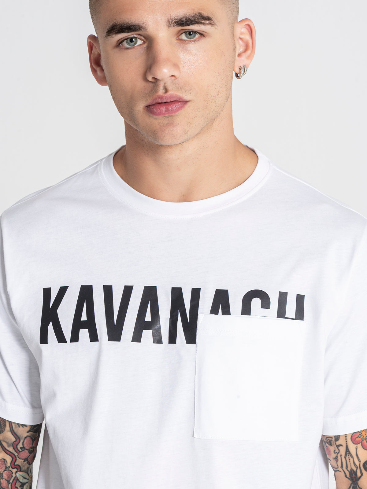 t-shirts / White Kavanagh Pocket Tee