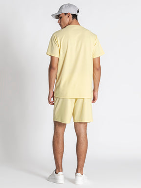 t-shirts / Yellow Grid Set