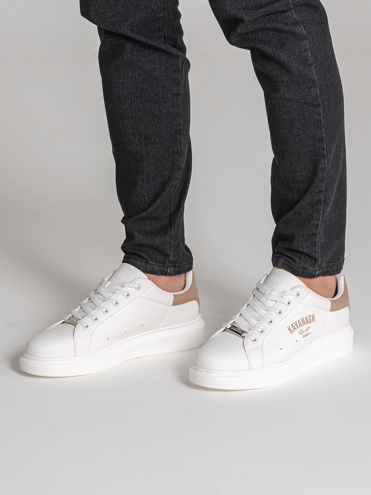 sneakers / Taupe Statement Sneakers