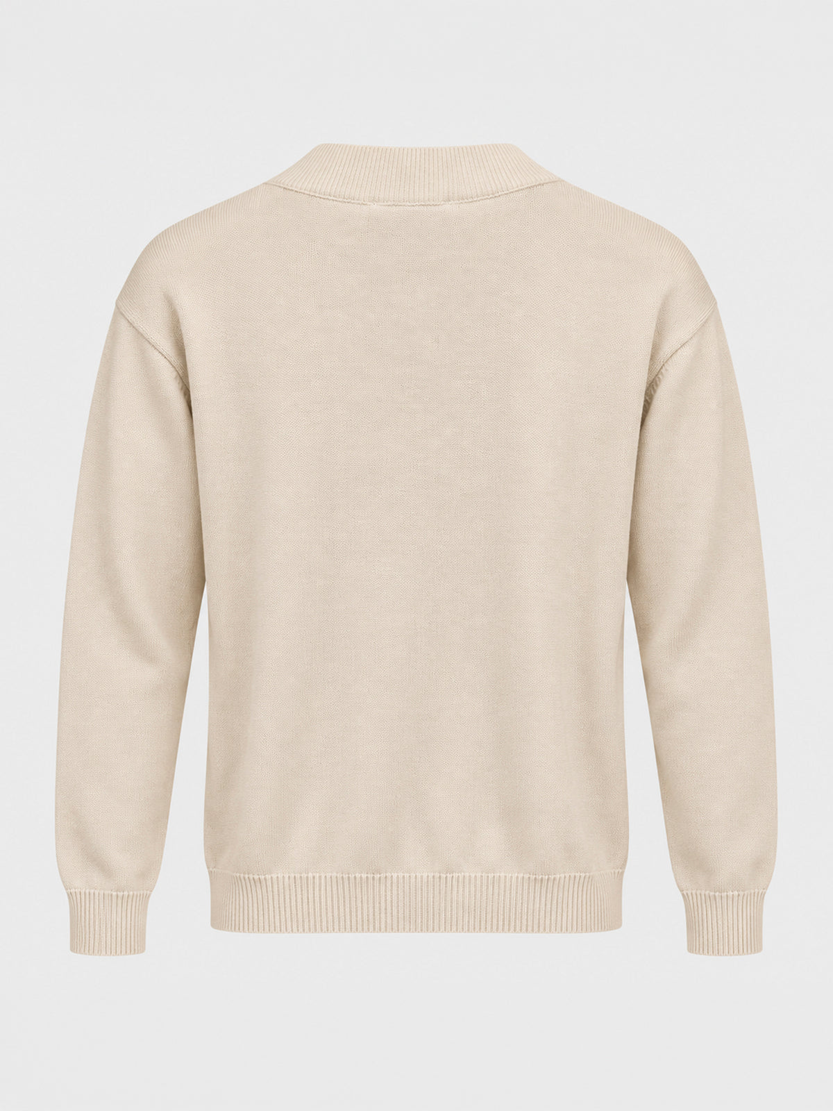 Cardigan En Maille Beige Essential