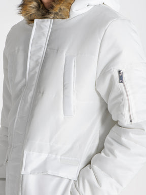 overcoats / White Delight Coat