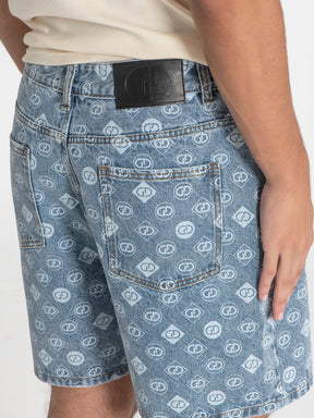 shorts / Blue GG Gram Denim Shorts