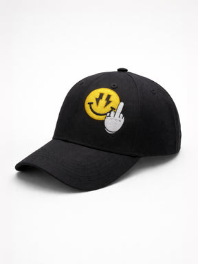 caps / Black Smiley Cap