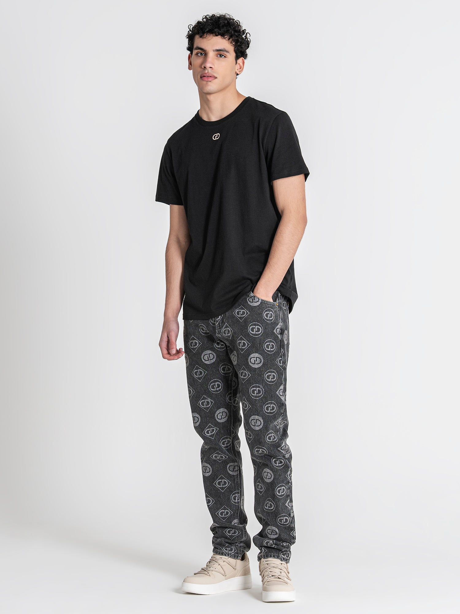t-shirts / Black Micro GG Tee