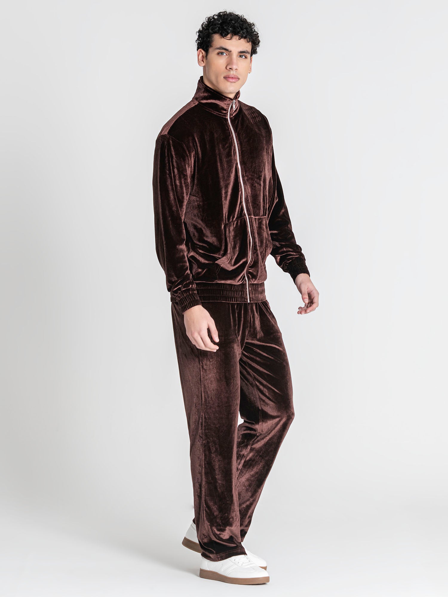 zip jackets / Brown GK Tape Zip Jacket