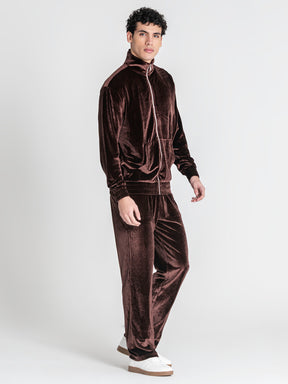 zip jackets / Brown GK Tape Zip Jacket