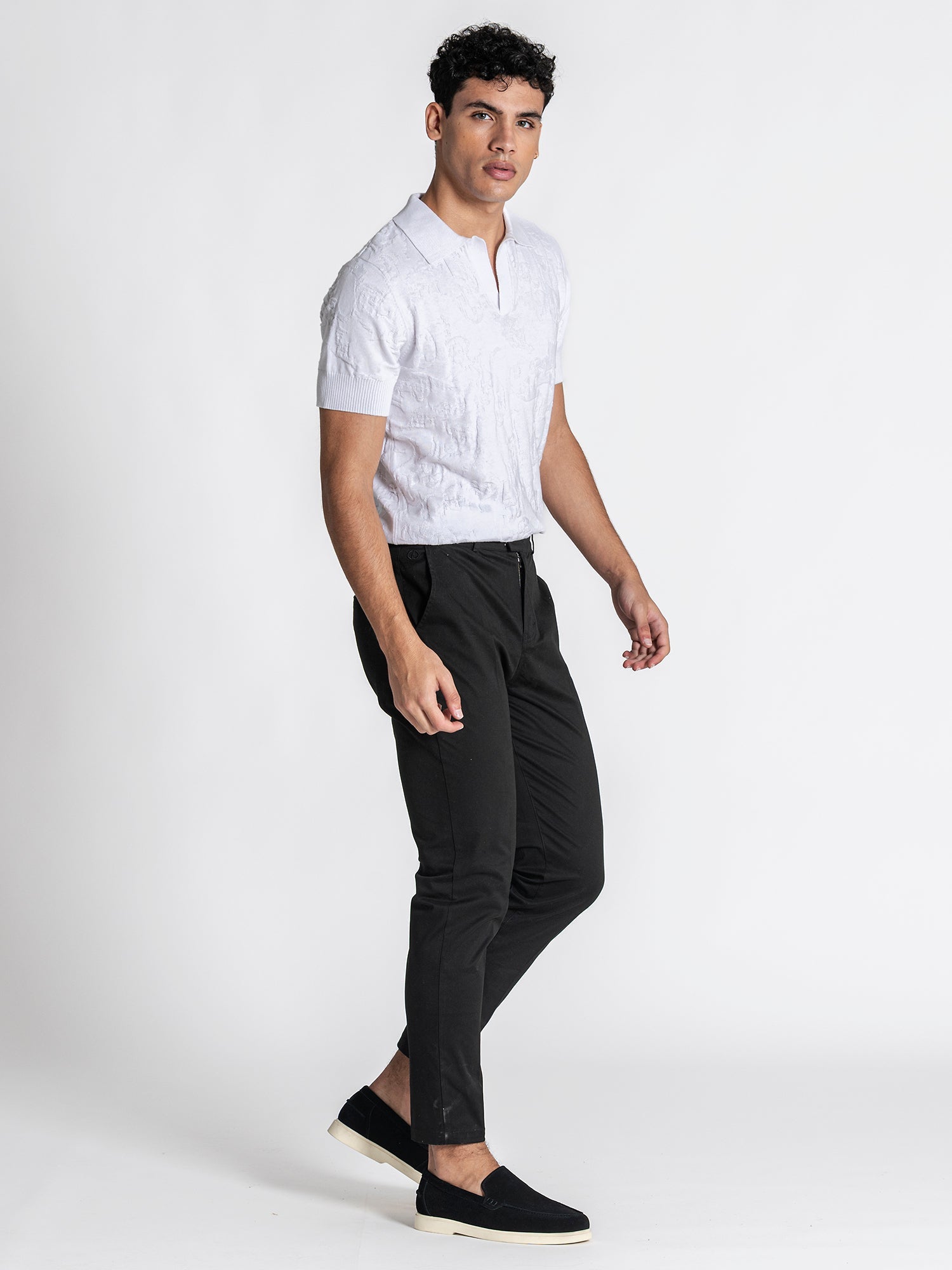 polos / White Majestic Knit Polo