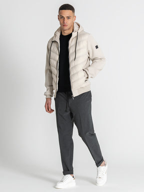 jackets / Beige Aero Hoodie Jacket