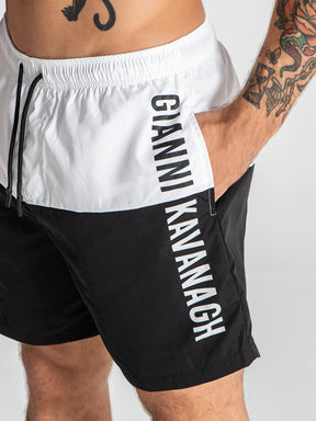 swimshorts / White Double Swimshorts