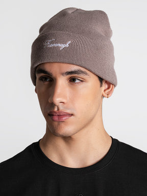 beanies / Taupe Signature Beanie