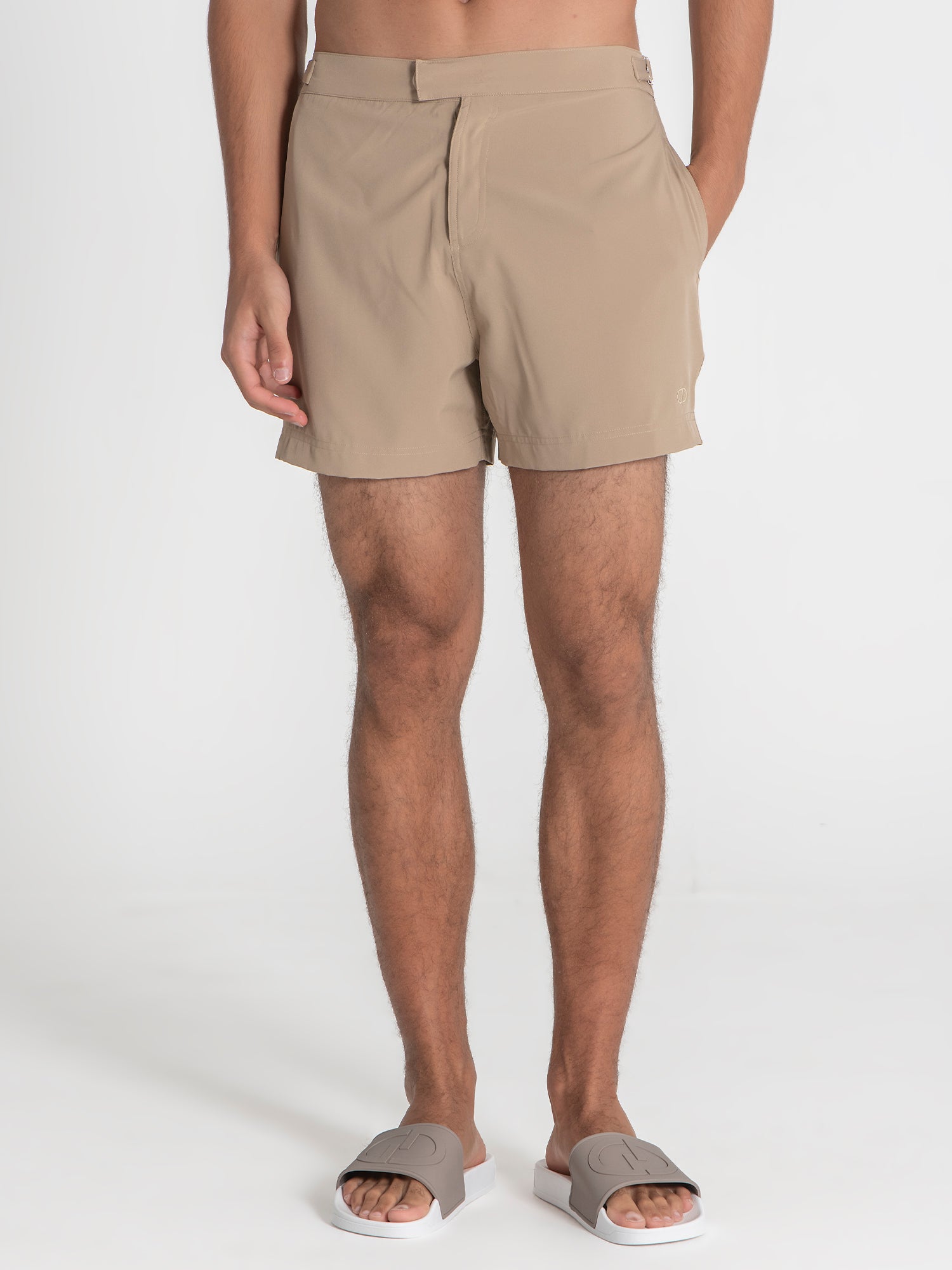 swimshorts / Taupe Lock Swimshorts