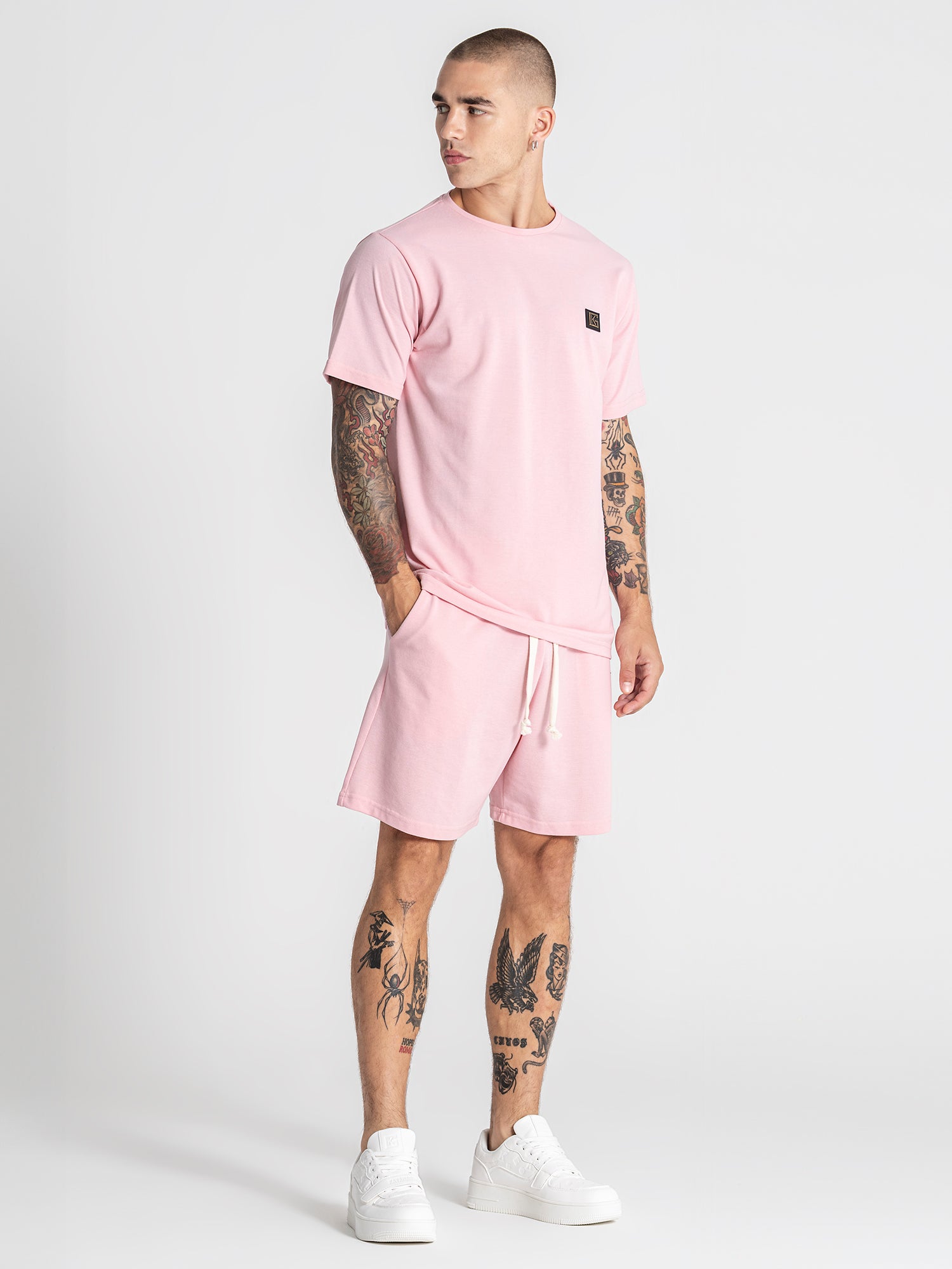 t-shirts / Light Pink Texture Tee