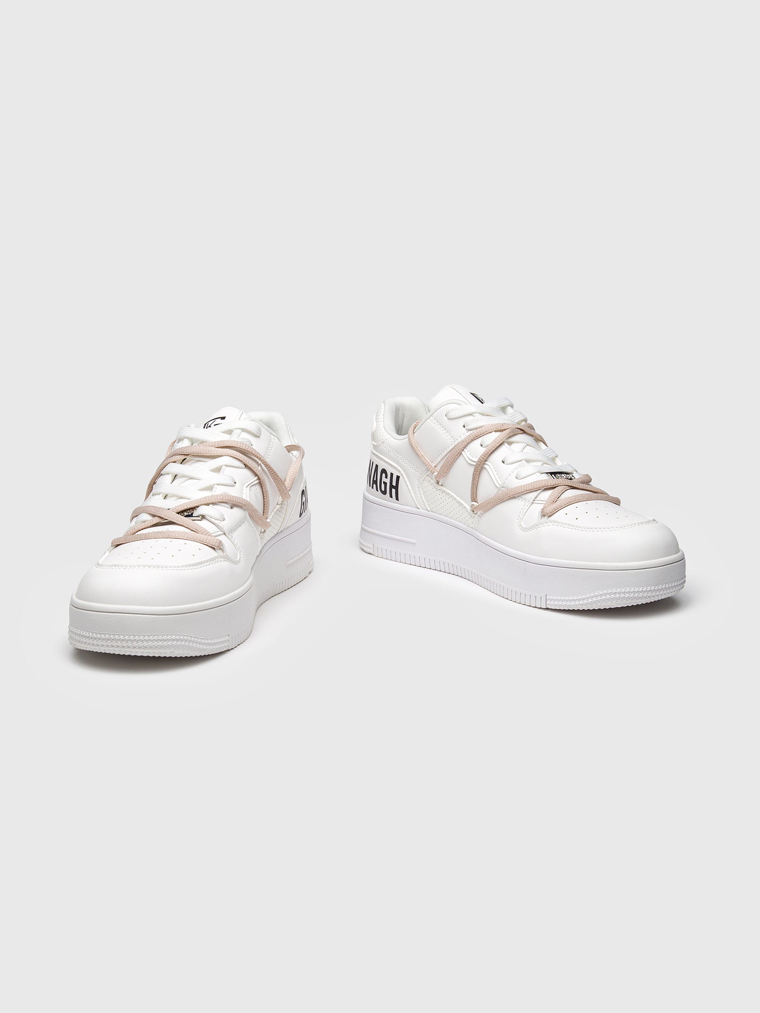 sneakers / White Wrapped Natural Sneakers