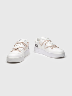 sneakers / White Wrapped Natural Sneakers