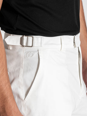 shorts / White Lock Chino Shorts