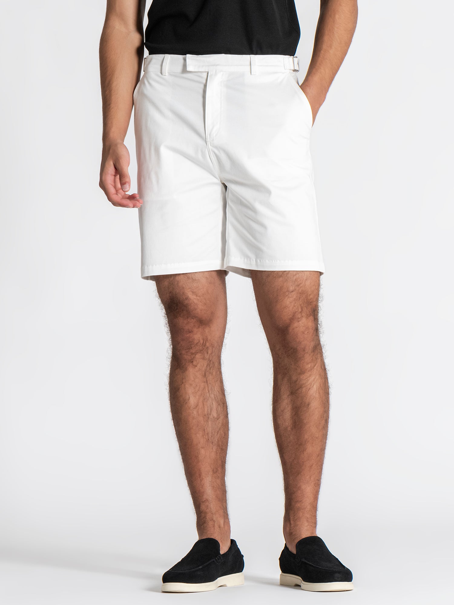shorts / White Lock Chino Shorts