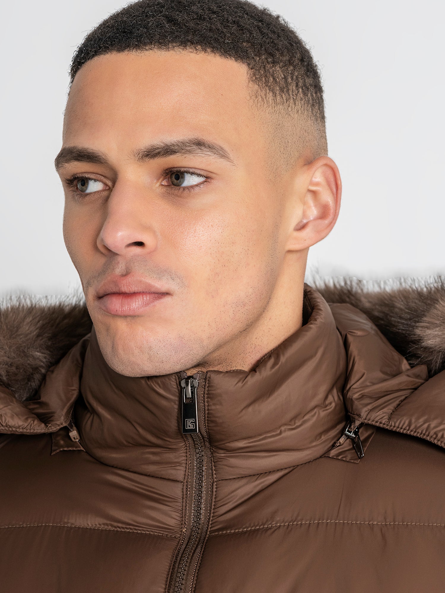 puffers / Brown GK Puffer Jacket
