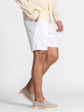 shorts / White GG Linen Shorts