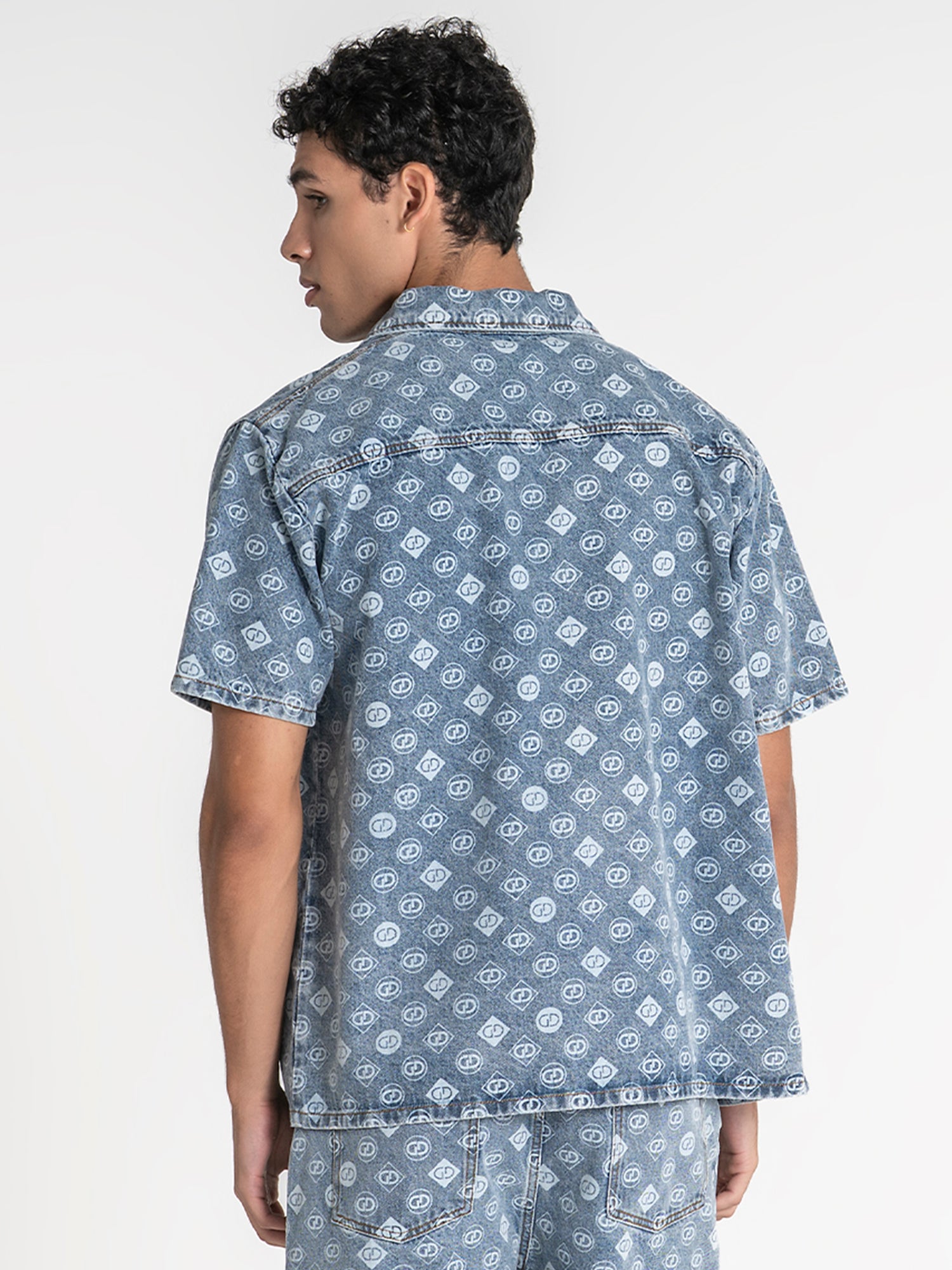 shirts / Blue GG Gram Denim Shirt