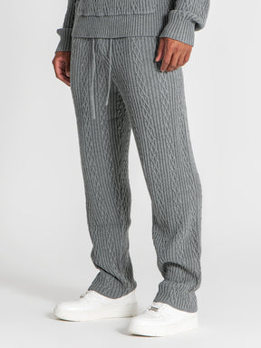 joggers / Grey Core Knit Joggers