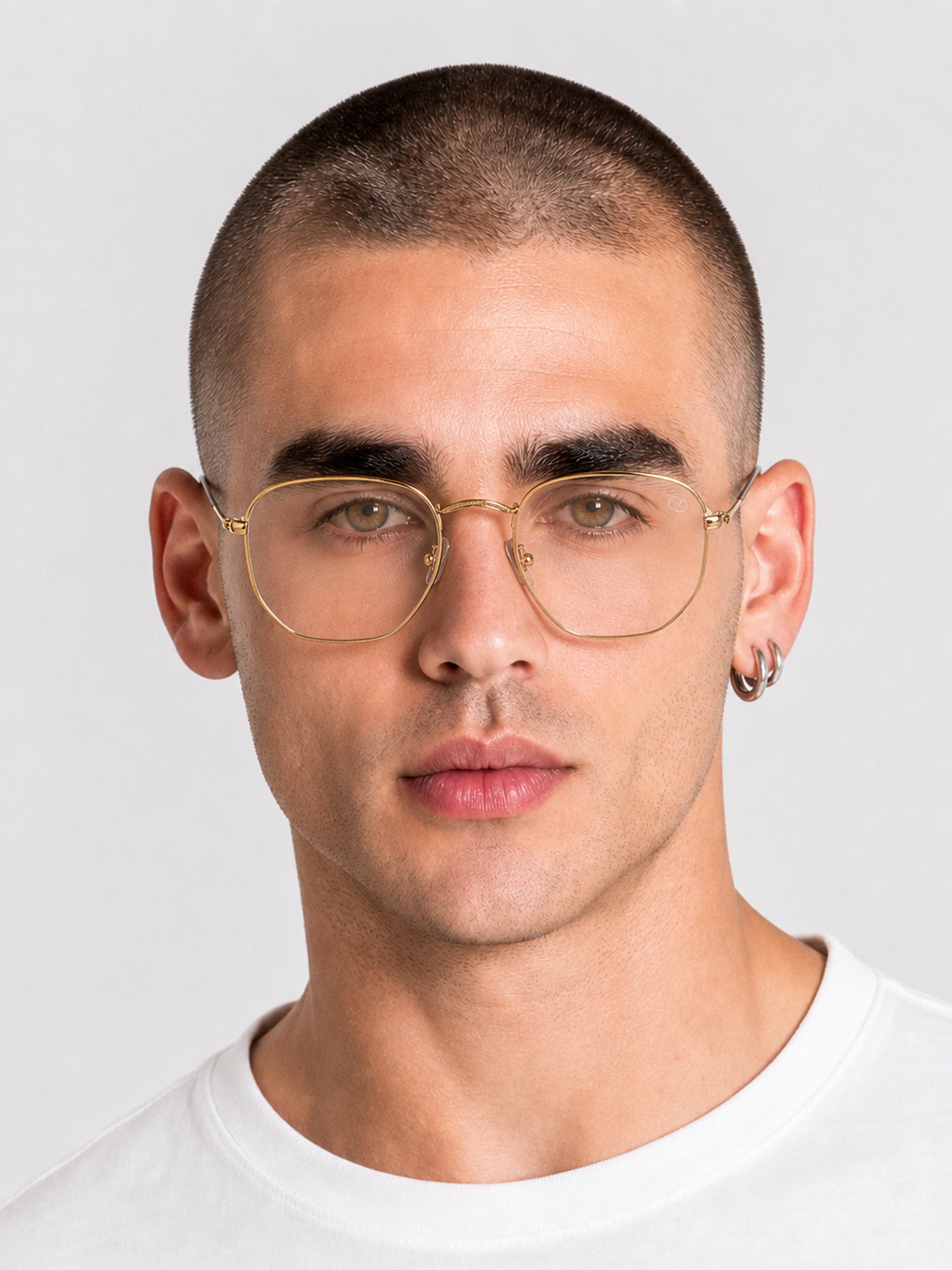 Gold Solenor Sunglasses