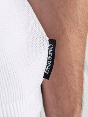 twinset / White Retro Vibes Knit Twinset