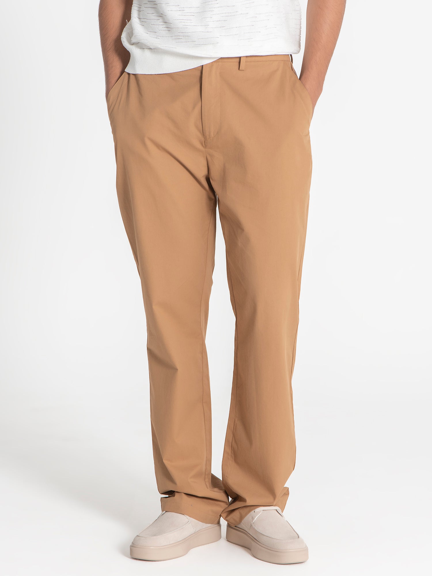 pants / Camel Relaxed Pants