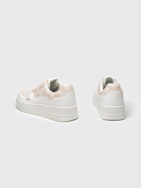 sneakers / White Piazza Velcro Sneakers