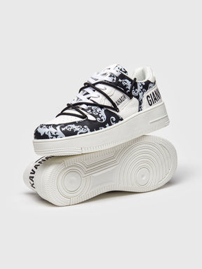 sneakers / Black Majestic Wrapped Sneakers