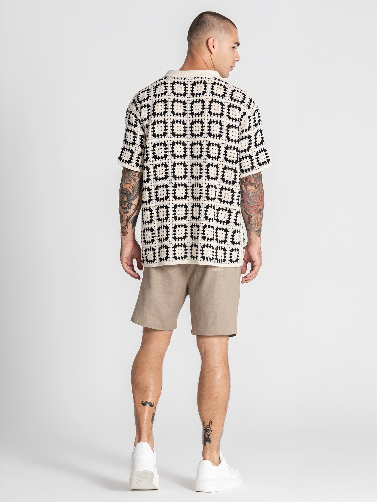 shirts / Beige Nature Knit Shirt