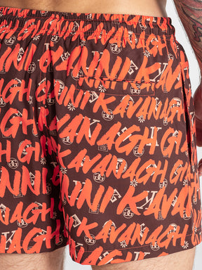 swimshorts / Orange Rebel Swimshorts