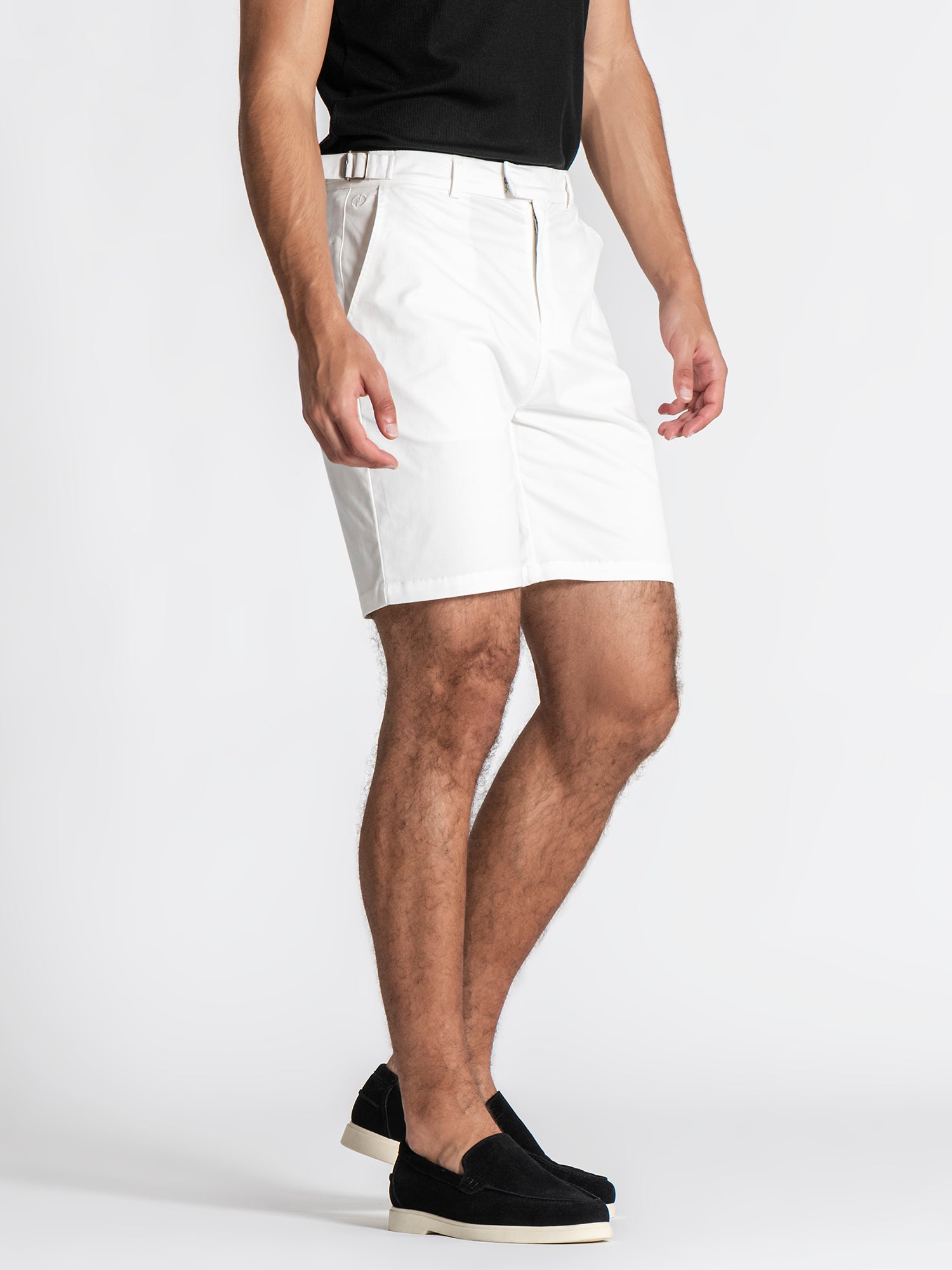 shorts / White Lock Chino Shorts