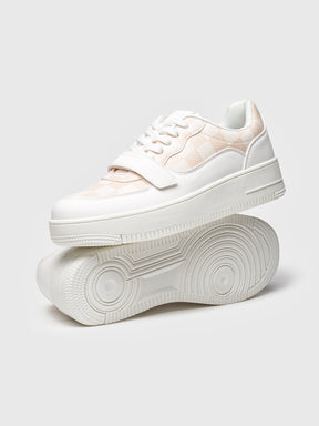 sneakers / White Piazza Velcro Sneakers