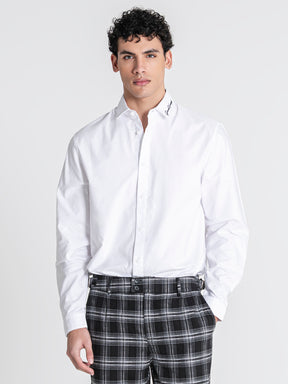 shirts / White Signature Shirt