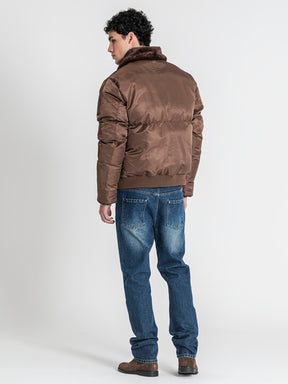 puffers / Brown GG Puffer Jacket