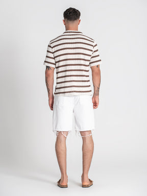 shirts / Brown Nautic Club Shirt