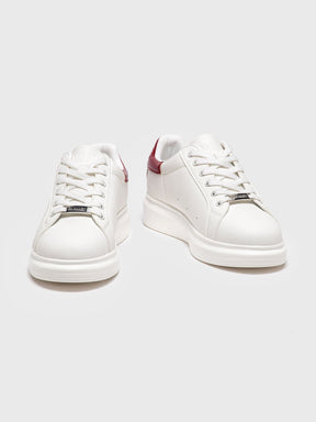 sneakers / Red Statement Sneakers