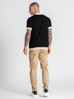 shirts / Black Tower Knit Shirt