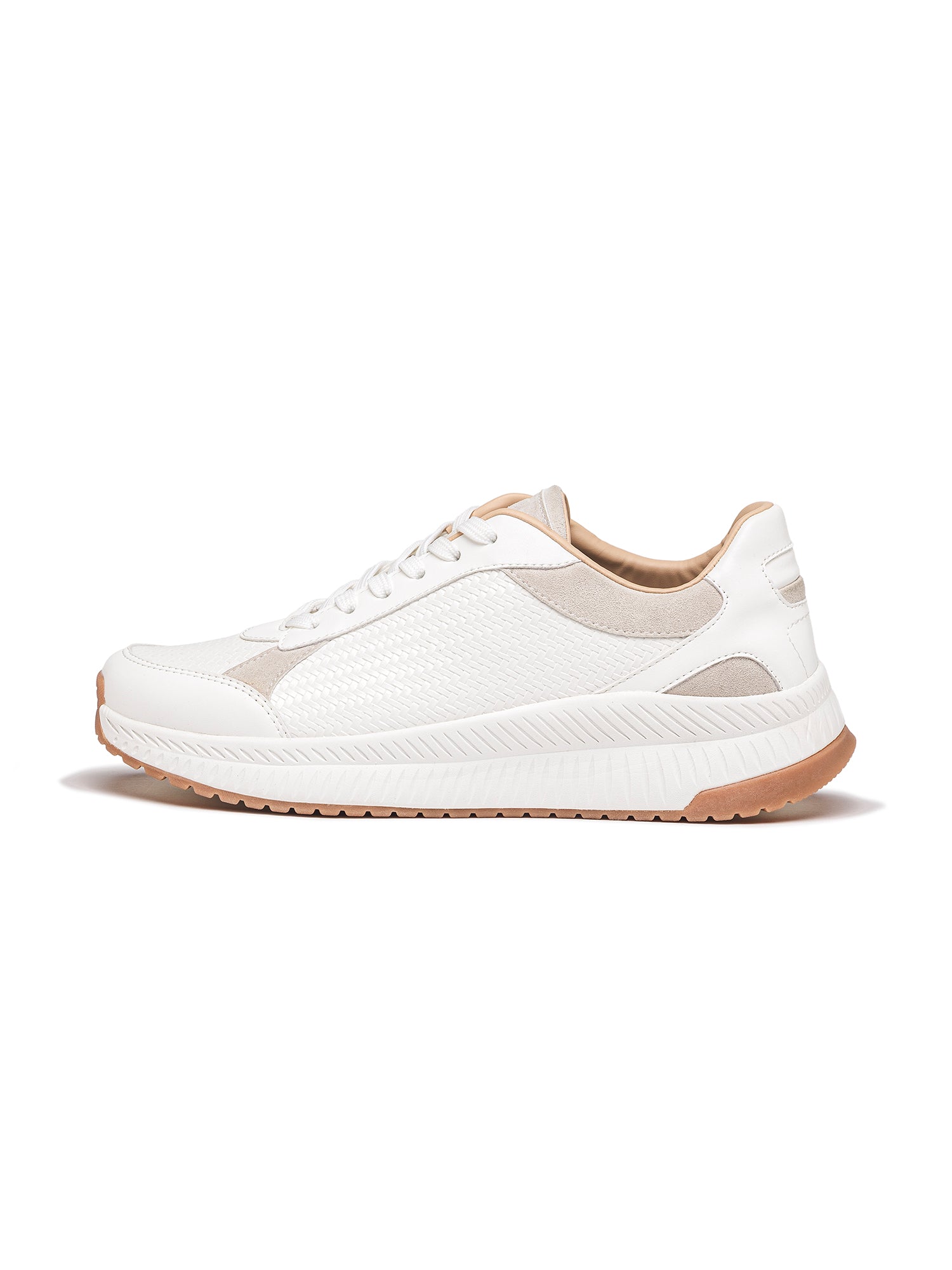 sneakers / White Tangled Sneakers