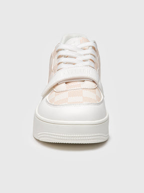 sneakers / White Piazza Velcro Sneakers