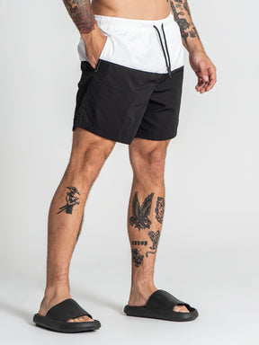 swimshorts / White Double Swimshorts